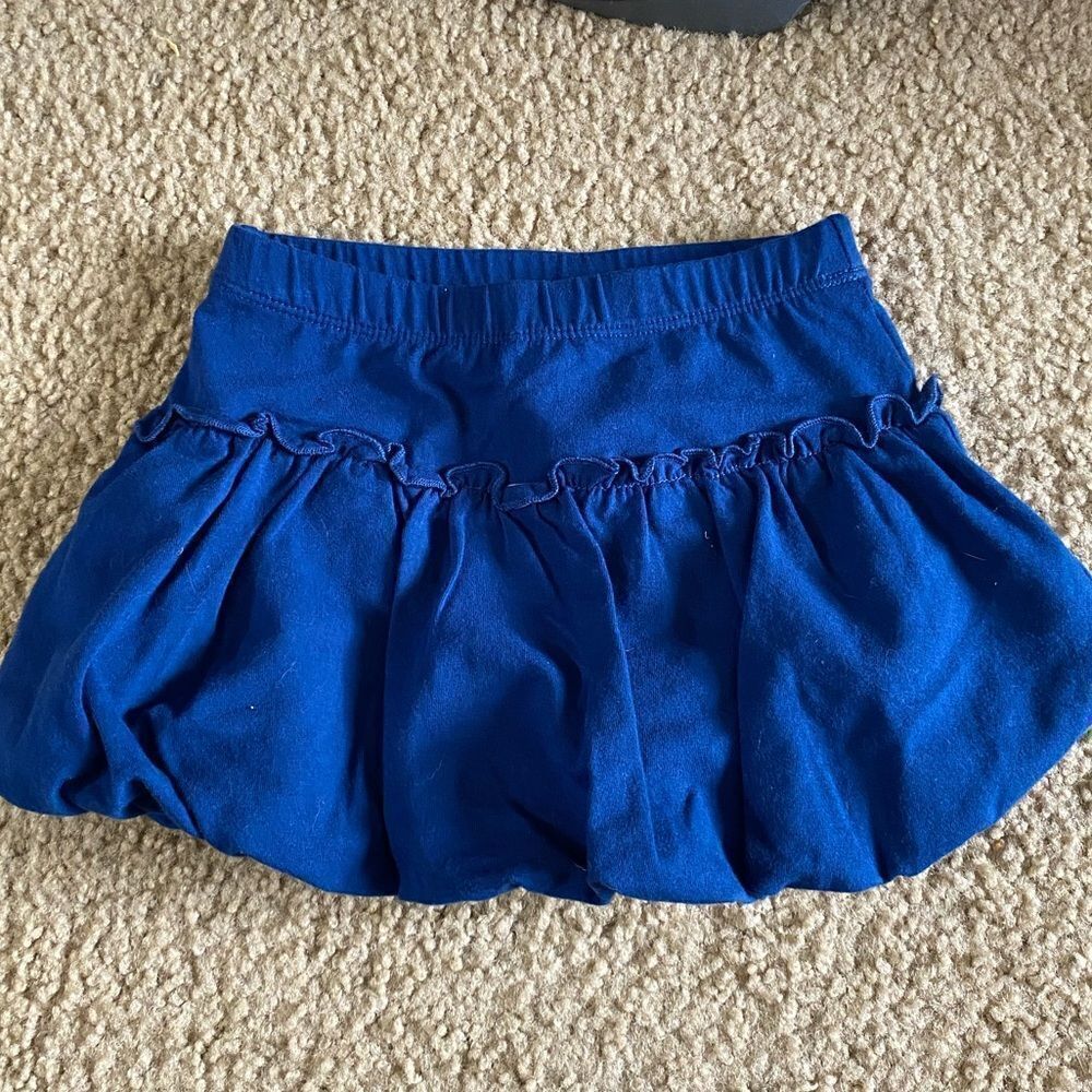 Infant Baby Girls Children’s Place Blue Ruffle Skirt NWT